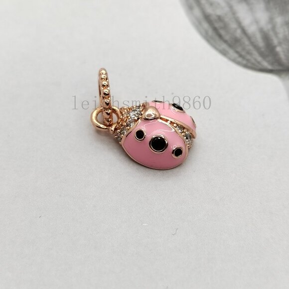 pandora Pink Ladybird Pendant charms - Picture 3 of 6